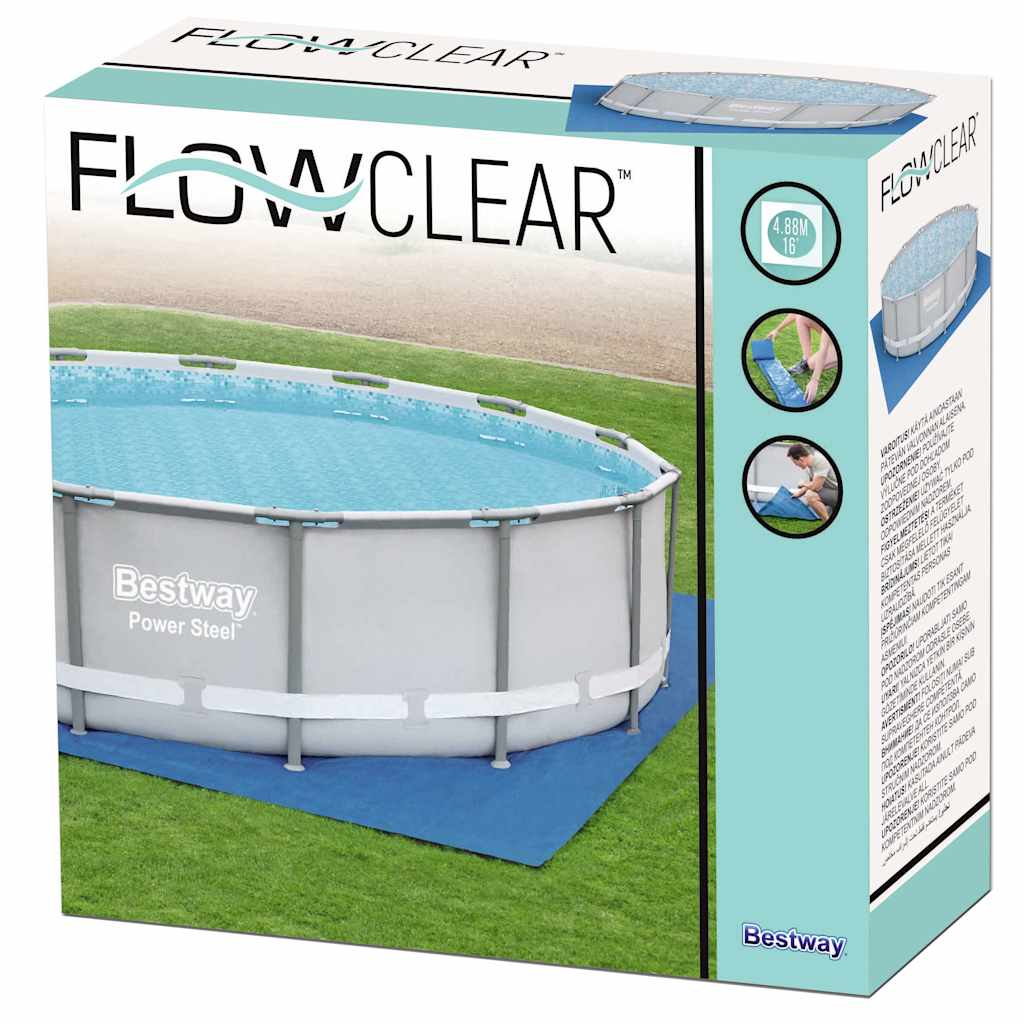 Telo di Protezione per Piscina Flowclear 488x488 cm