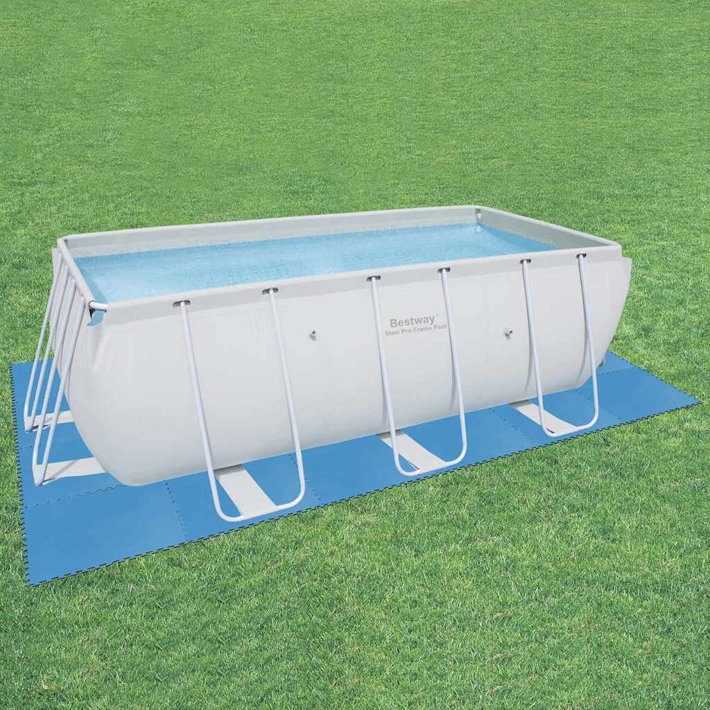 Protezioni per il Pavimento della Piscina 8 pz Blu 58220