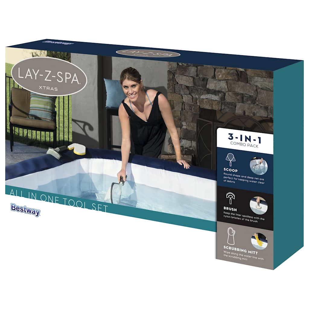Set Strumenti Pulizia Lay-Z-Spa All in One
