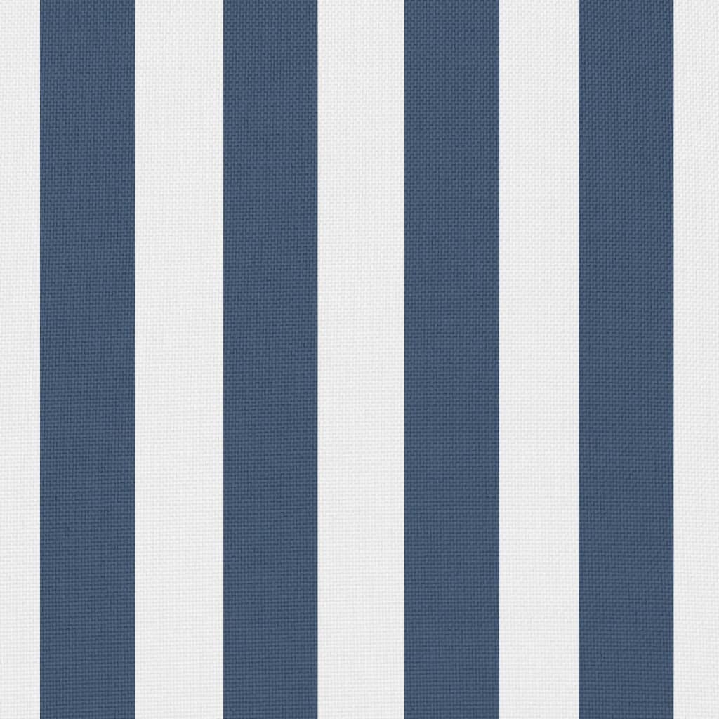 Cuscini da Esterno 4 pz Stampa a Righe 45x45 cm Blu