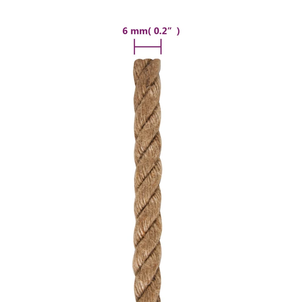 Corda in Juta 100% 6 mm 500 m