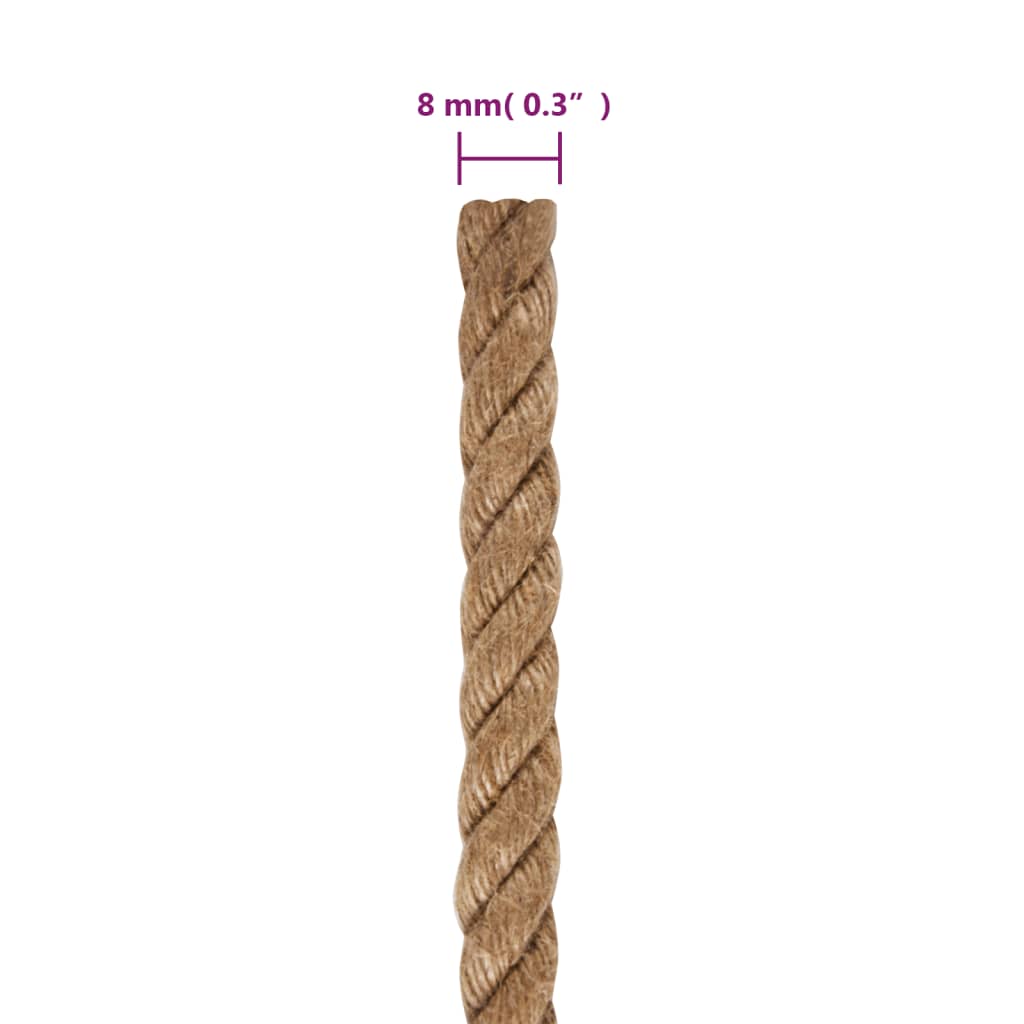 Corda in Juta 100% 8 mm 500 m