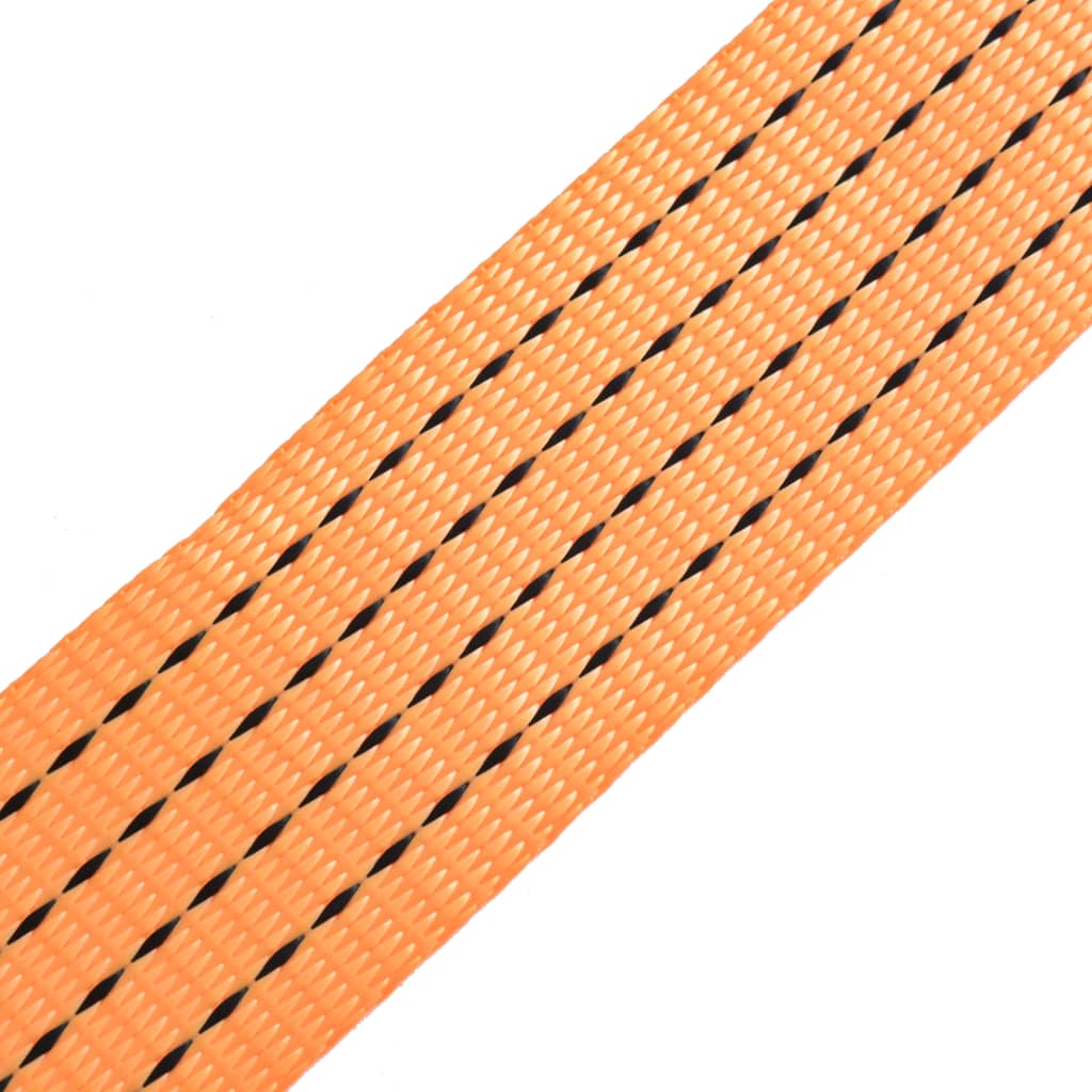 Cinghie d'Ancoraggio 10 pz a Cricchetto 2 T 8mx50mm Arancione