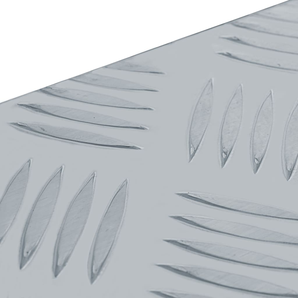 Cassetta in Alluminio 110,5x38,5x40cm Argento