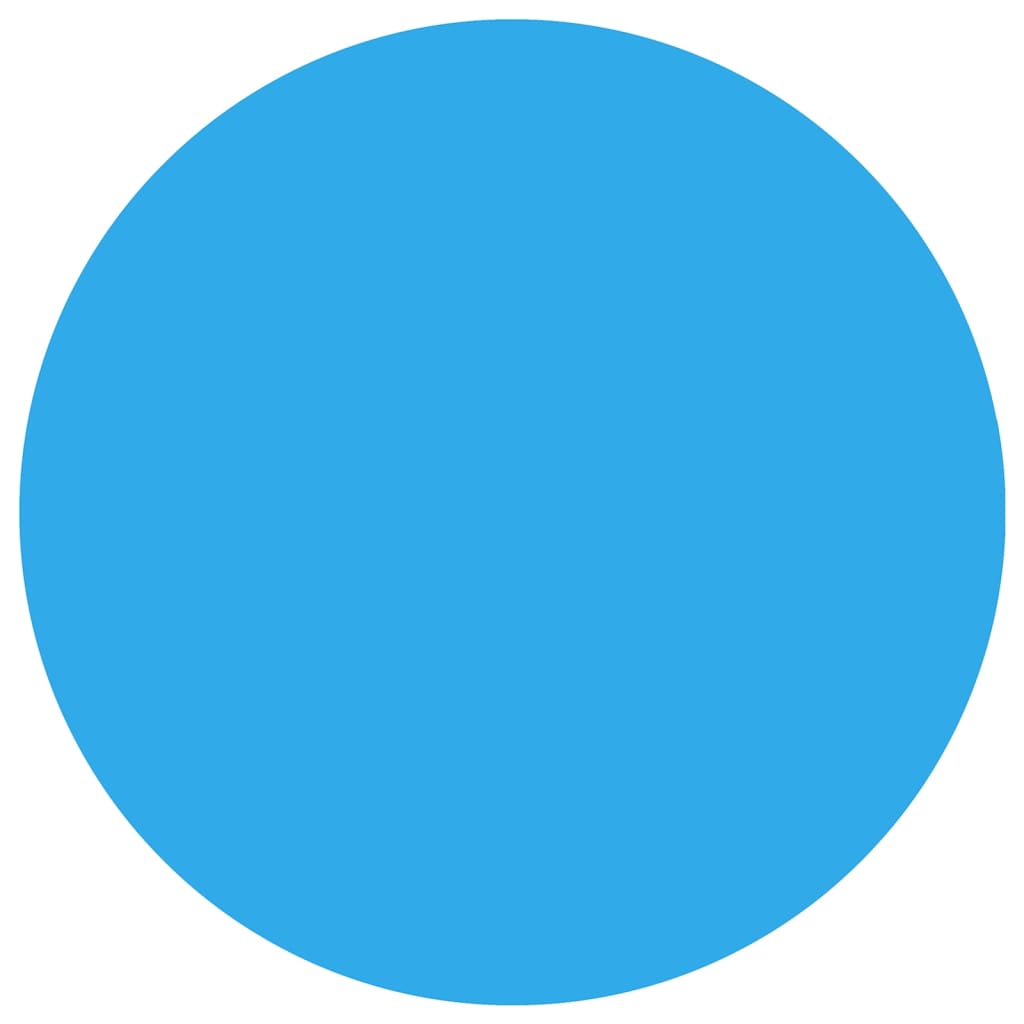 Telo Copripiscina Solare Copertura Rotonda PE 488 cm Blu