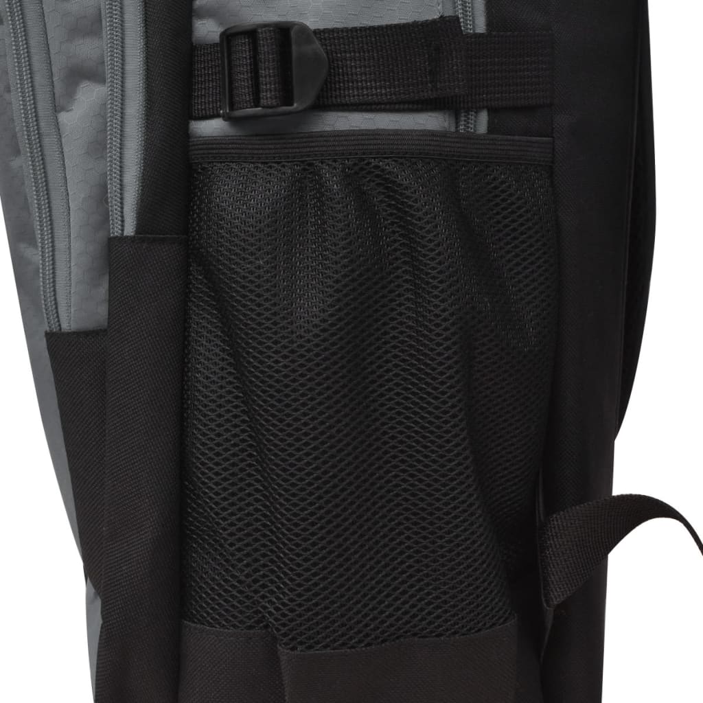 Zaino da Scuola 40 L Nero e Grigio