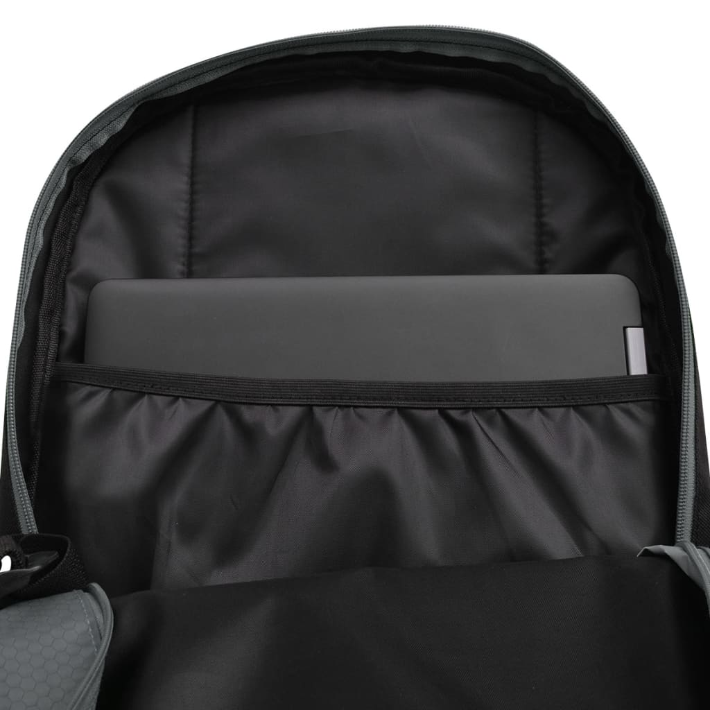 Zaino da Scuola 40 L Nero e Grigio
