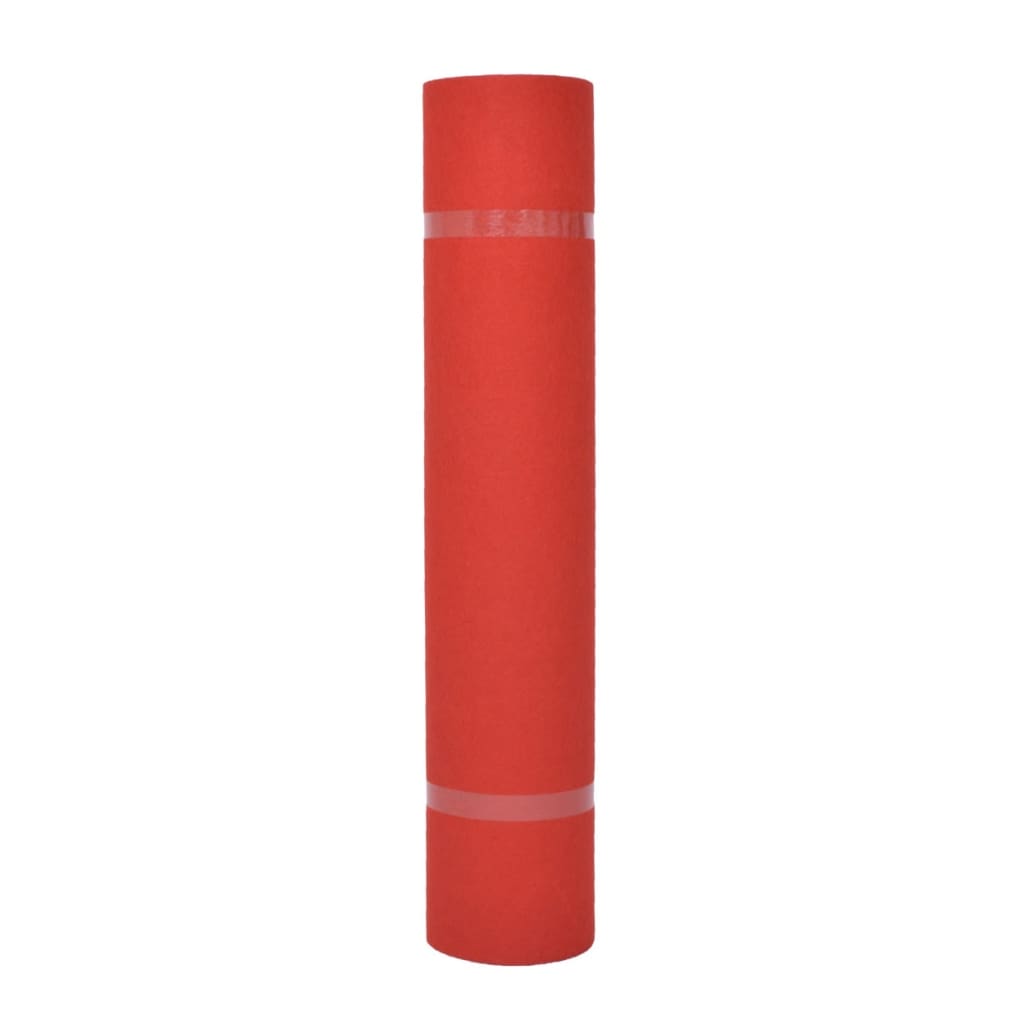 Tappeto Piatto da Esposizione 1x12 m Rosso