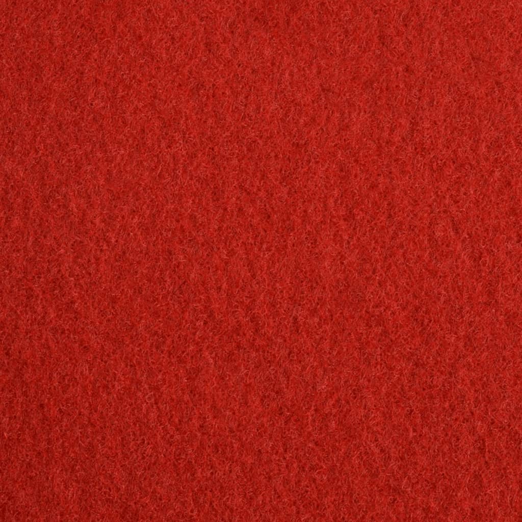 Tappeto Piatto da Esposizione 1x12 m Rosso