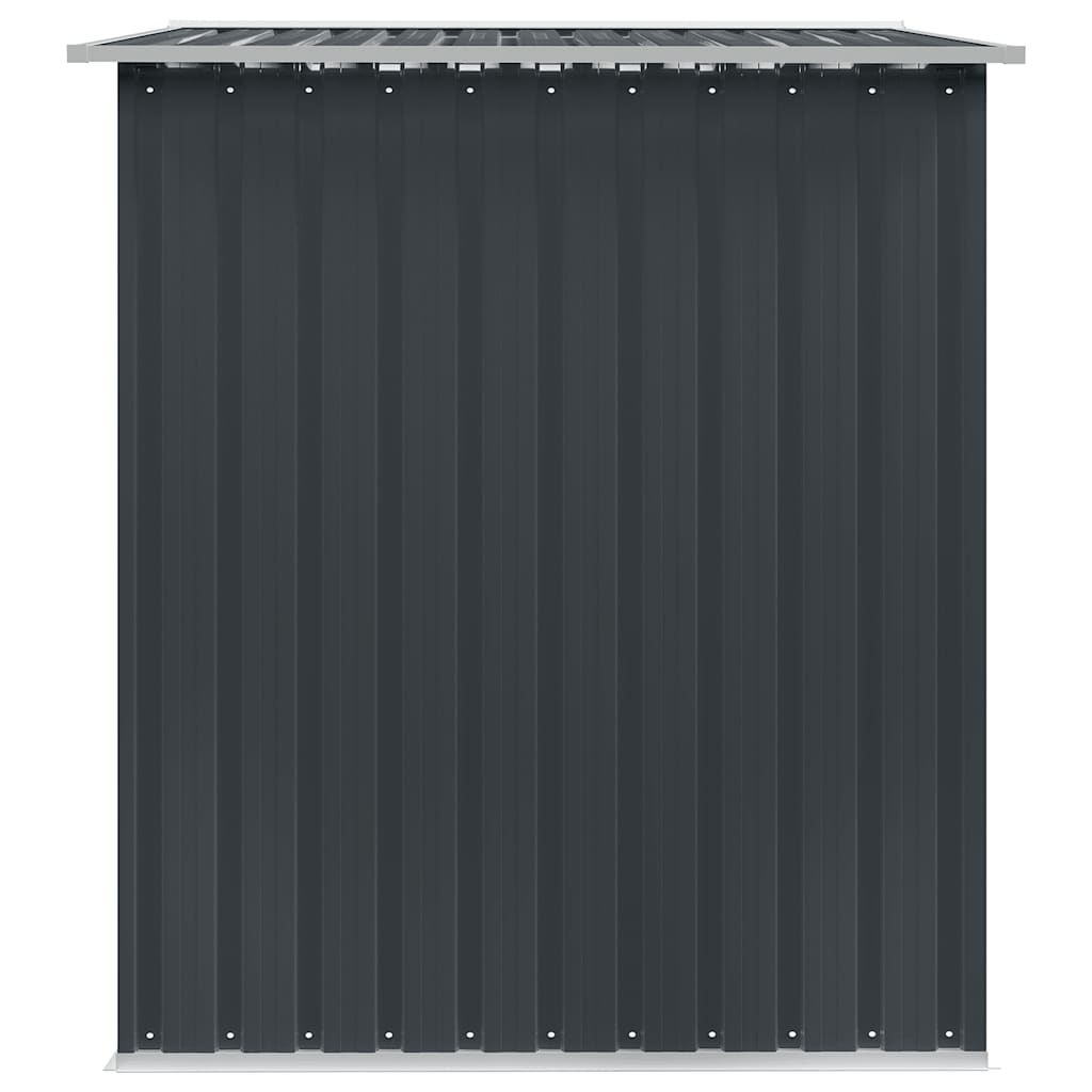 Capanno per Attrezzi Antracite in Acciaio 257x205x178 cm