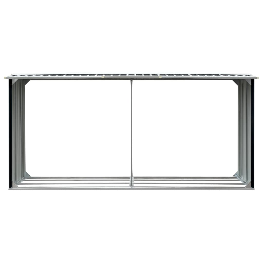 Capannone da Giardino in Acciaio Zincato 330x92x153cm Antracite