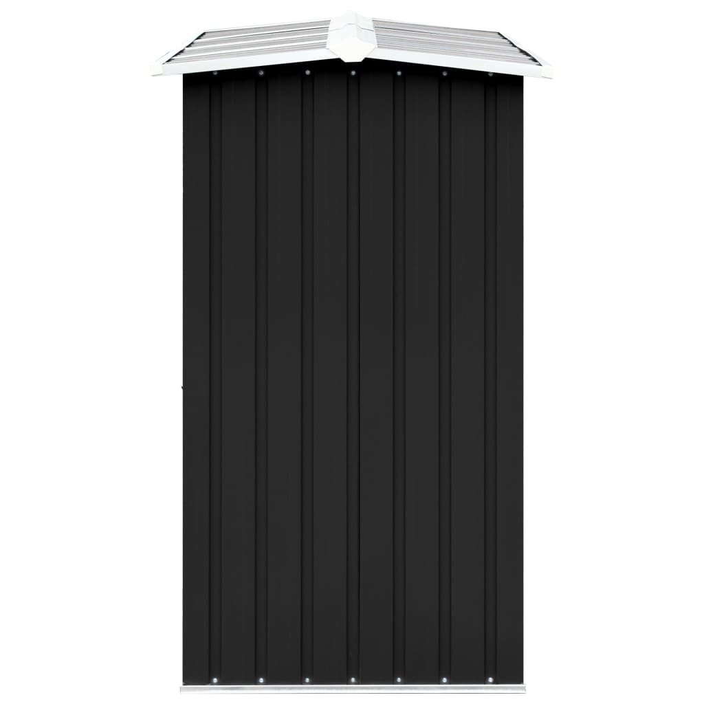 Capannone da Giardino in Acciaio Zincato 330x92x153cm Antracite