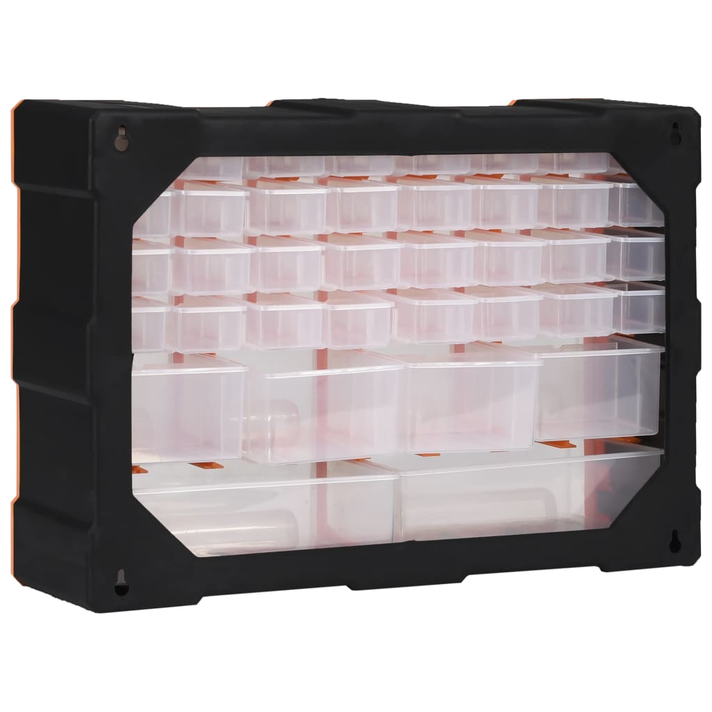 Mobile Contenitore con 38 Cassetti 52x16x37,5 cm