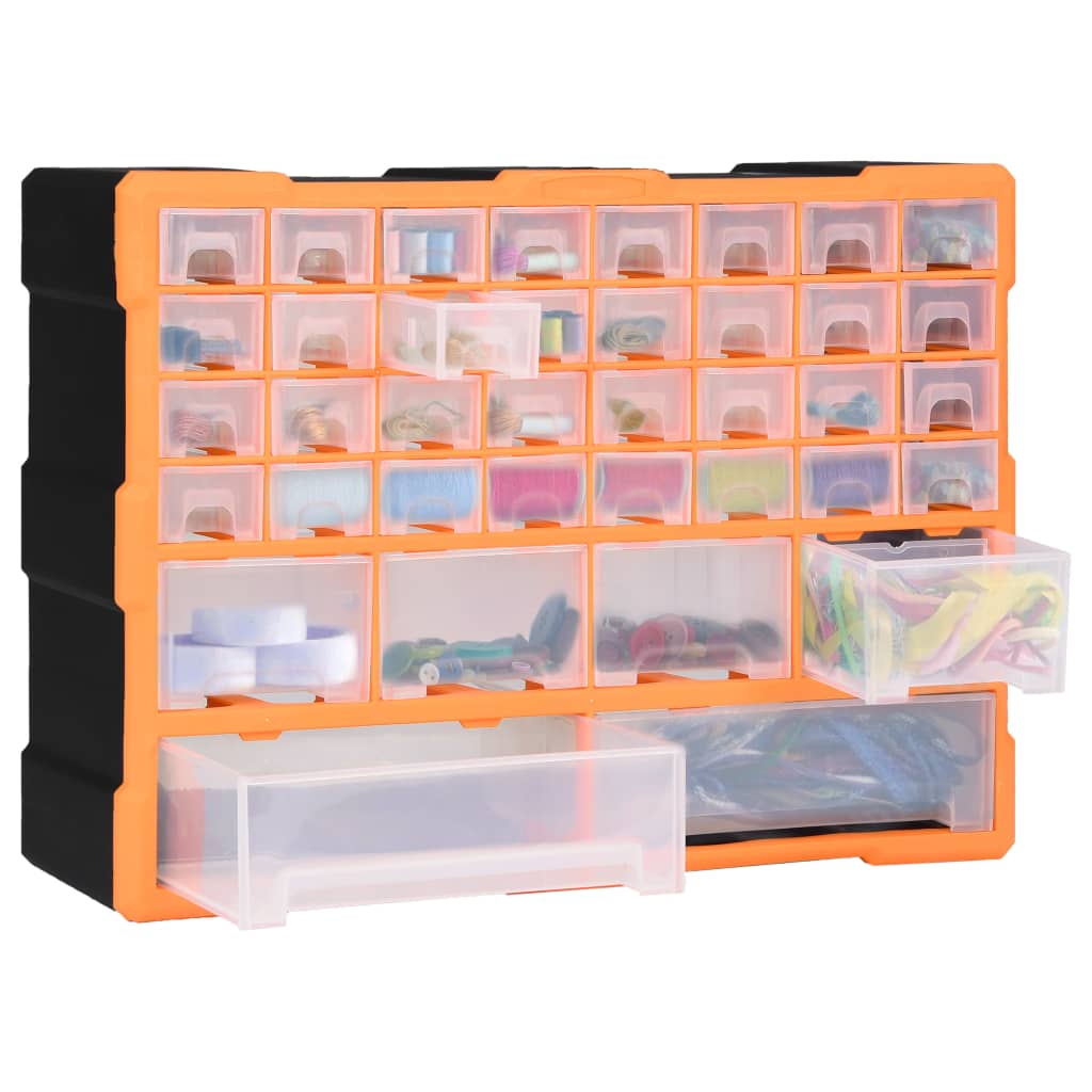 Mobile Contenitore con 38 Cassetti 52x16x37,5 cm