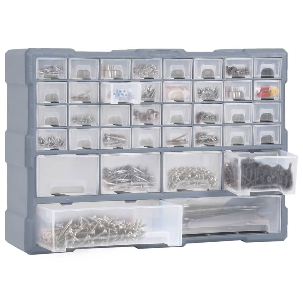 Mobile Contenitore con 38 Cassetti 52x16x37,5 cm