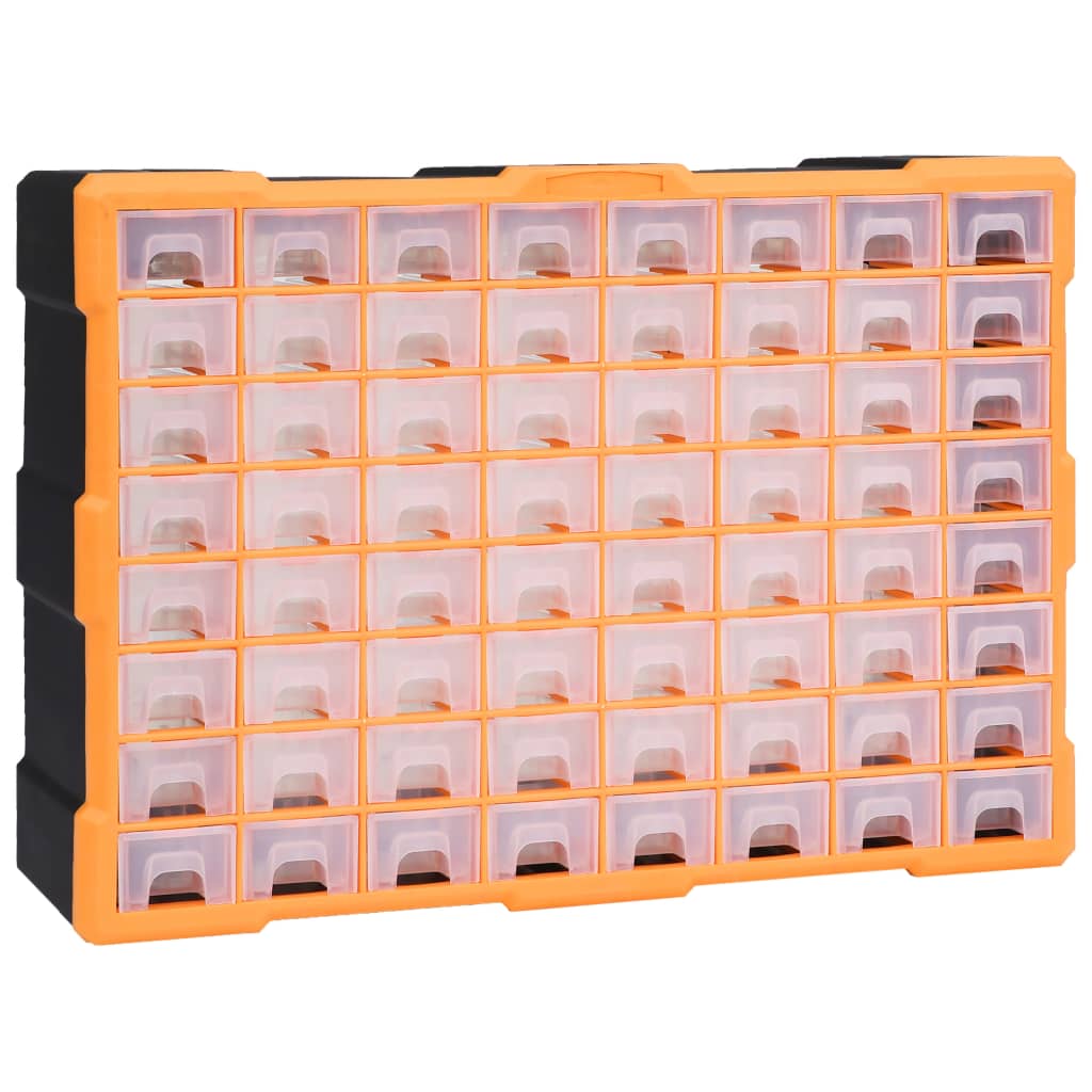 Mobile Contenitore con 64 Cassetti 52x16x37,5 cm