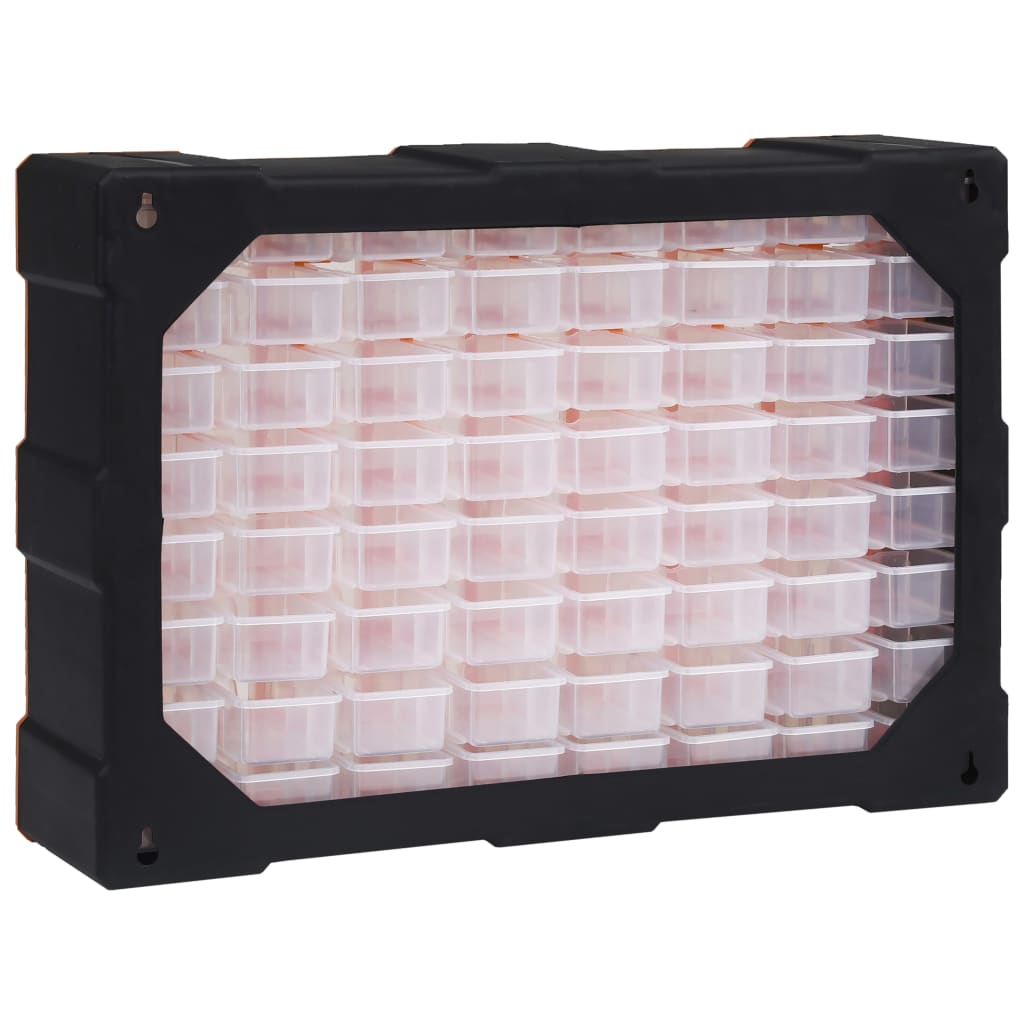 Mobile Contenitore con 64 Cassetti 52x16x37,5 cm