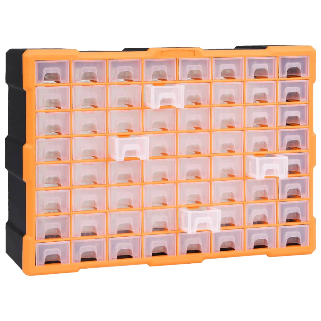 Mobile Contenitore con 64 Cassetti 52x16x37,5 cm