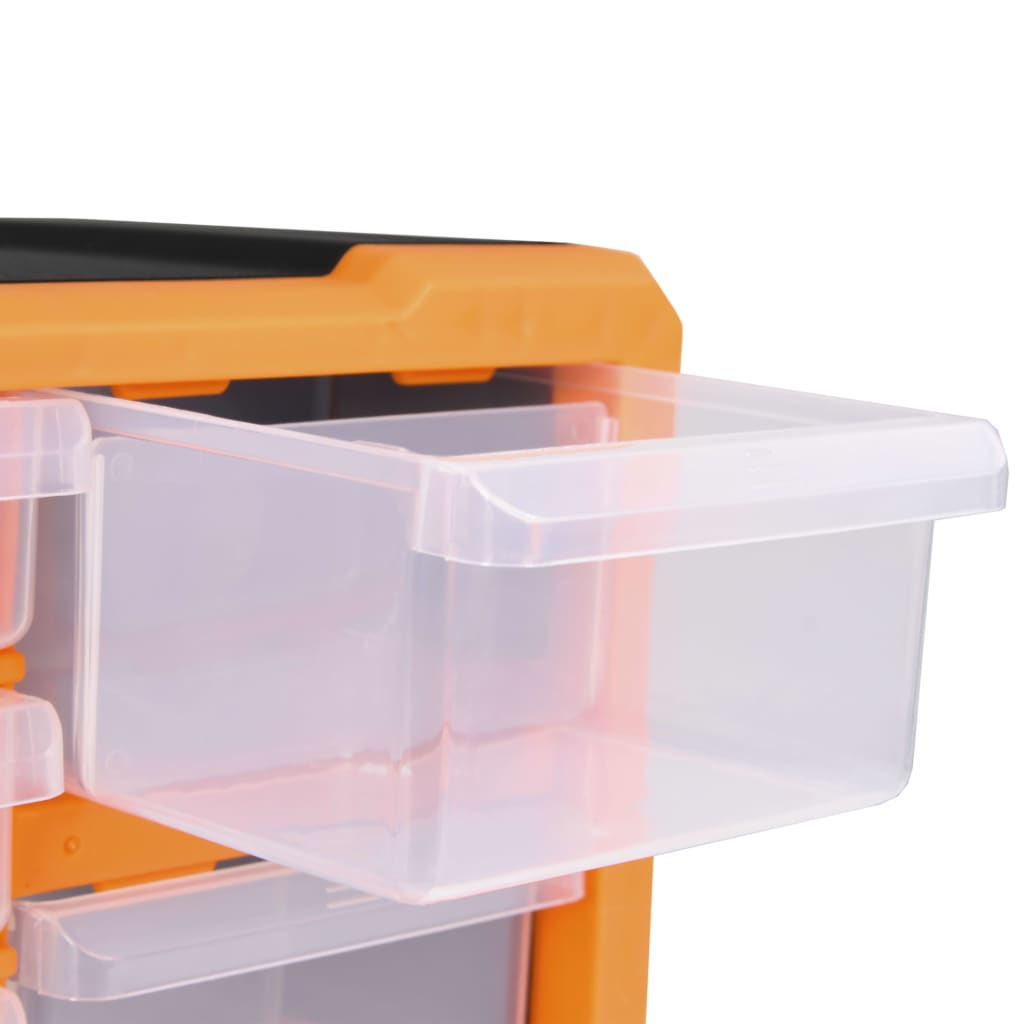 Mobili Contenitori con 12 Cassetti 2 pz 26,5x16x26 cm