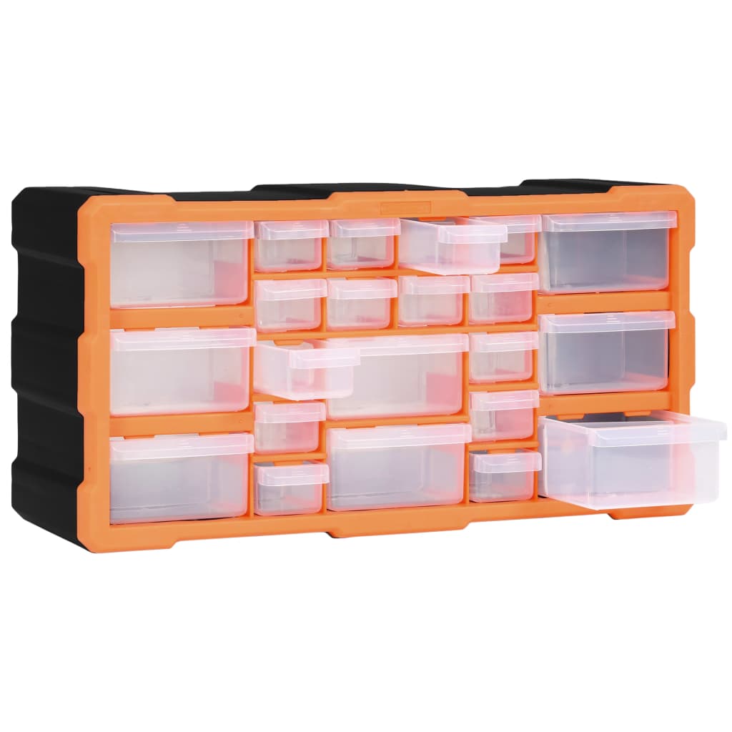 Mobile Contenitore con 22 Cassetti 49x16x25,5 cm