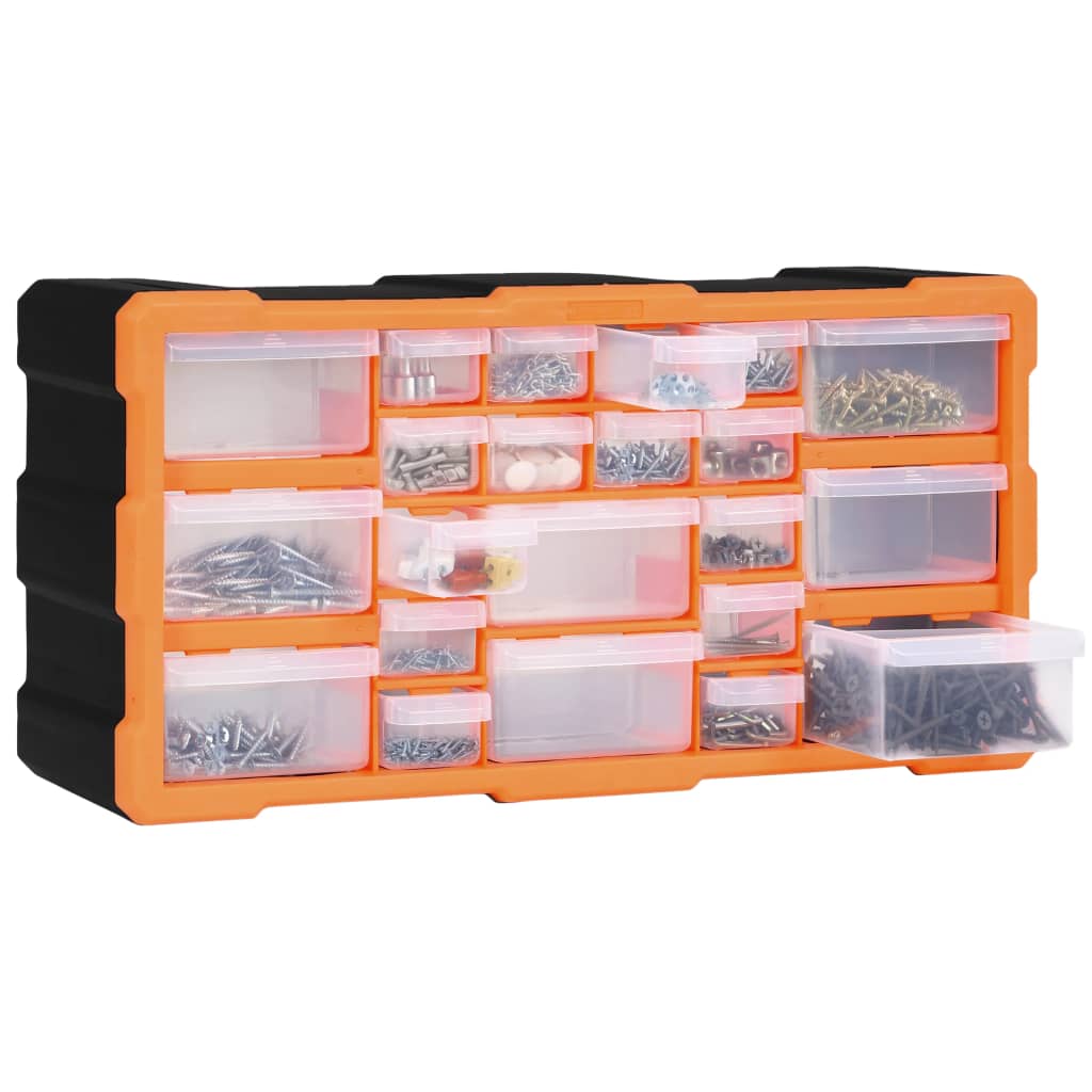 Mobile Contenitore con 22 Cassetti 49x16x25,5 cm
