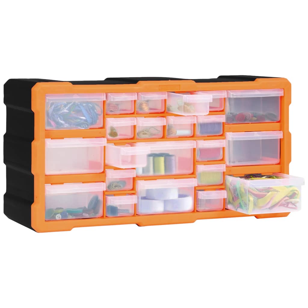 Mobile Contenitore con 22 Cassetti 49x16x25,5 cm