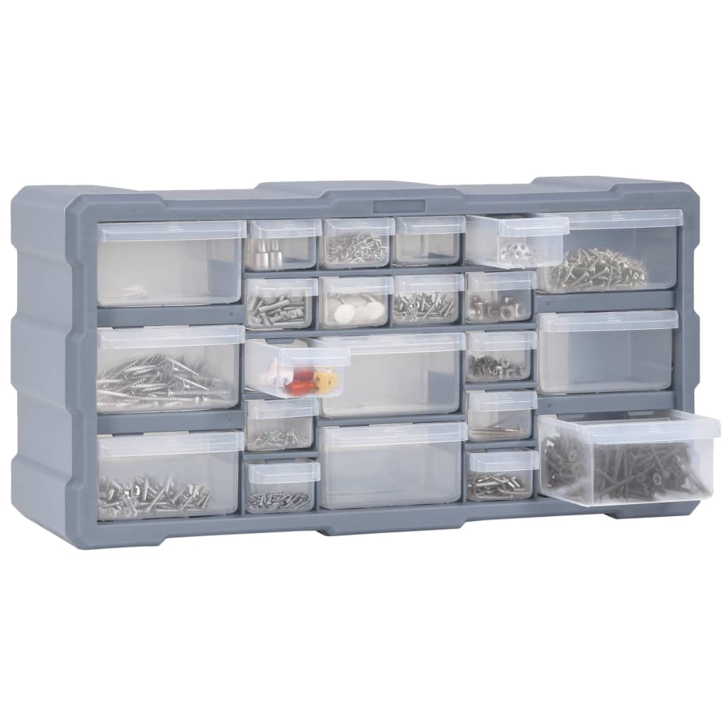 Mobile Contenitore con 22 Cassetti 49x16x25,5 cm