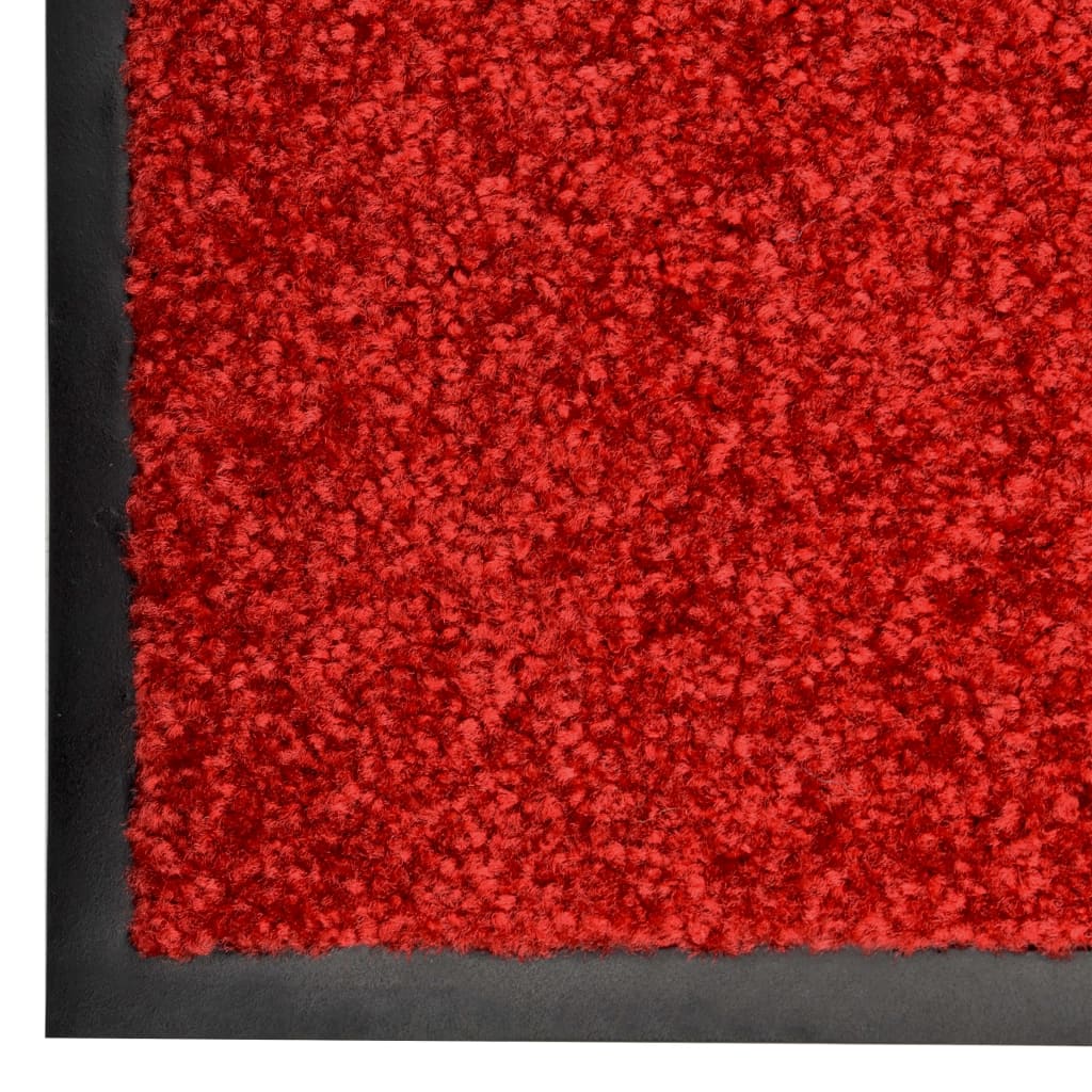 Zerbino Lavabile Rosso 90x120 cm