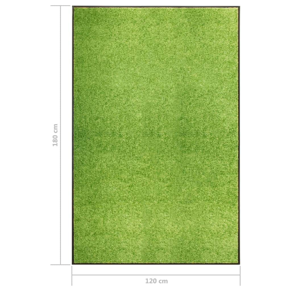 Zerbino Lavabile Verde 120x180 cm