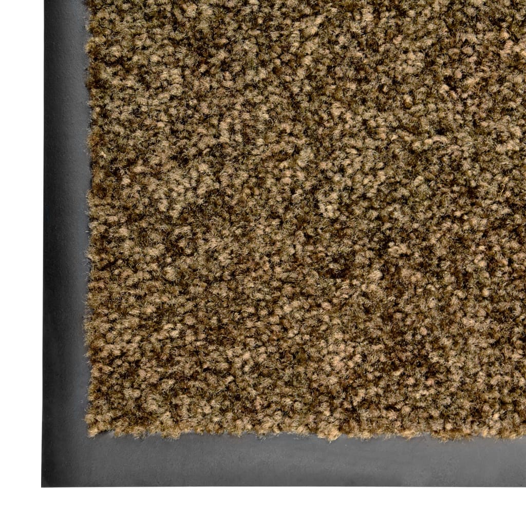 Zerbino Lavabile Marrone 60x90 cm