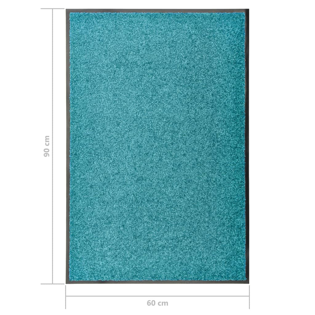 Zerbino Lavabile Ciano 60x90 cm
