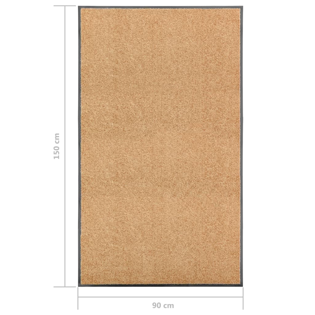 Zerbino Lavabile Crema 90x150 cm