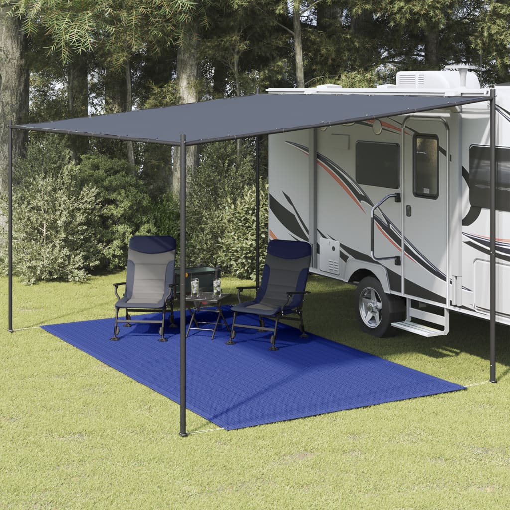 Tappeto da Tenda 250x400 cm Blu