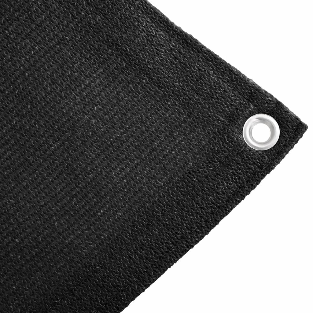 Tappeto da Tenda 250x450 cm Nero