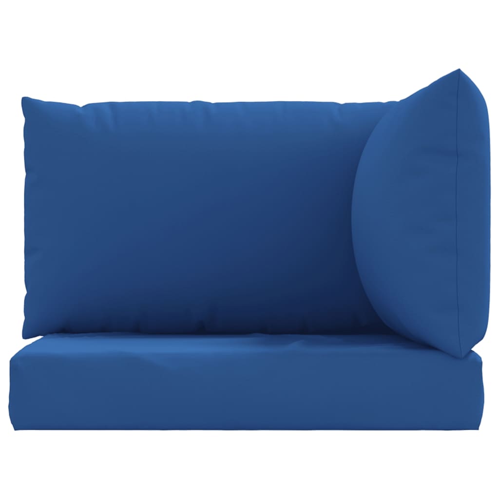Cuscini per Pallet 3 pz Blu in Tessuto Oxford
