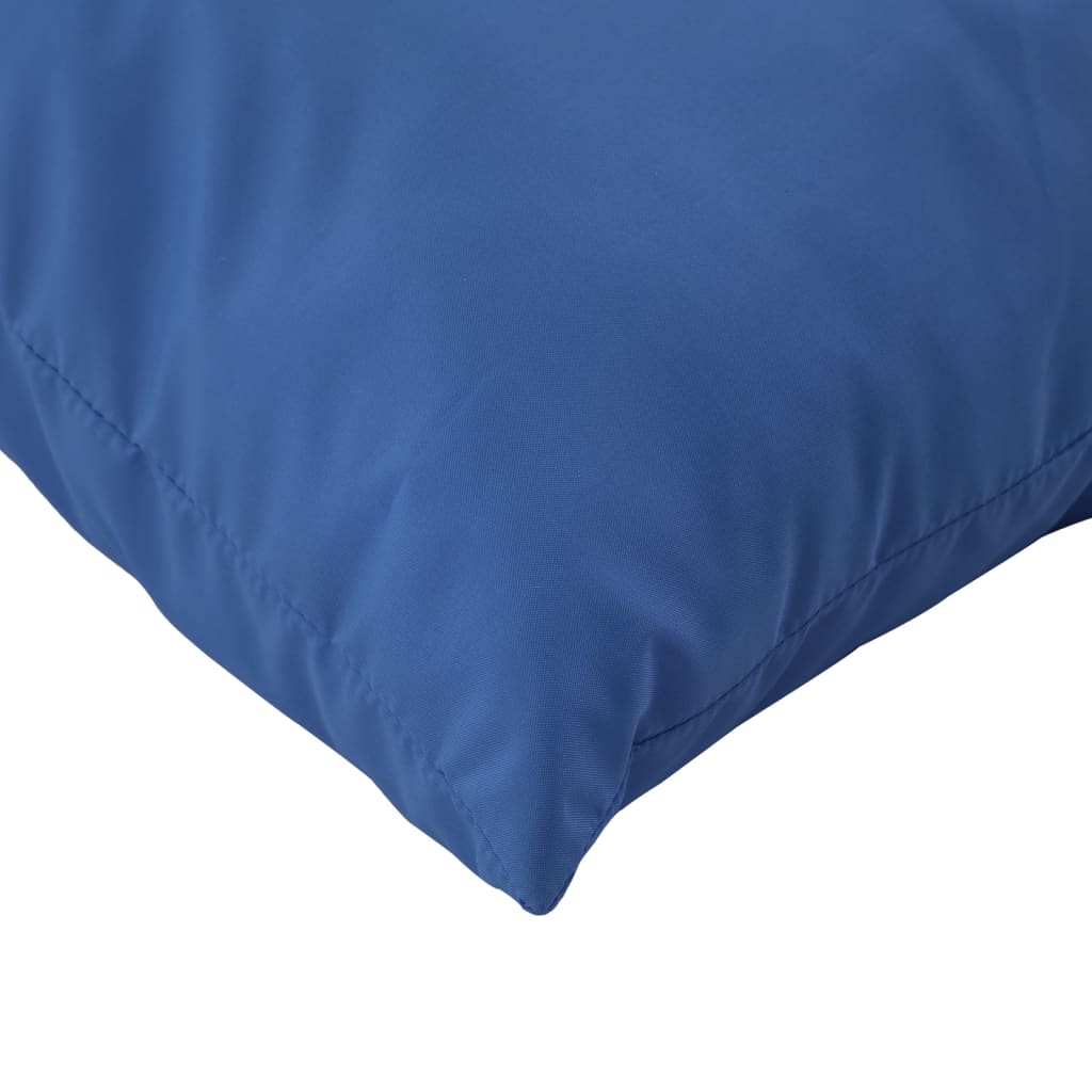 Cuscini per Pallet 3 pz Blu in Tessuto Oxford
