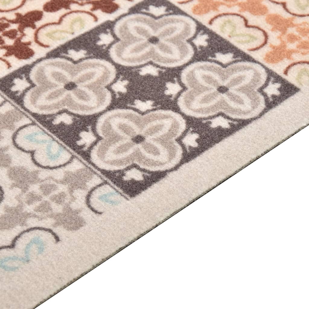 Tappetino da Cucina Lavabile Mosaico a Colori 45x150 cm