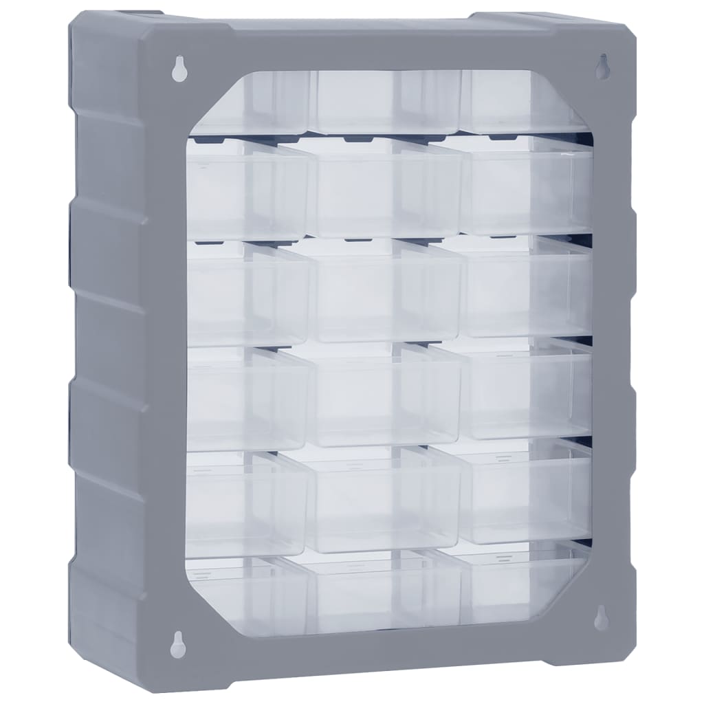 Mobile Contenitore con 18 Cassetti Medi 38x16x47 cm