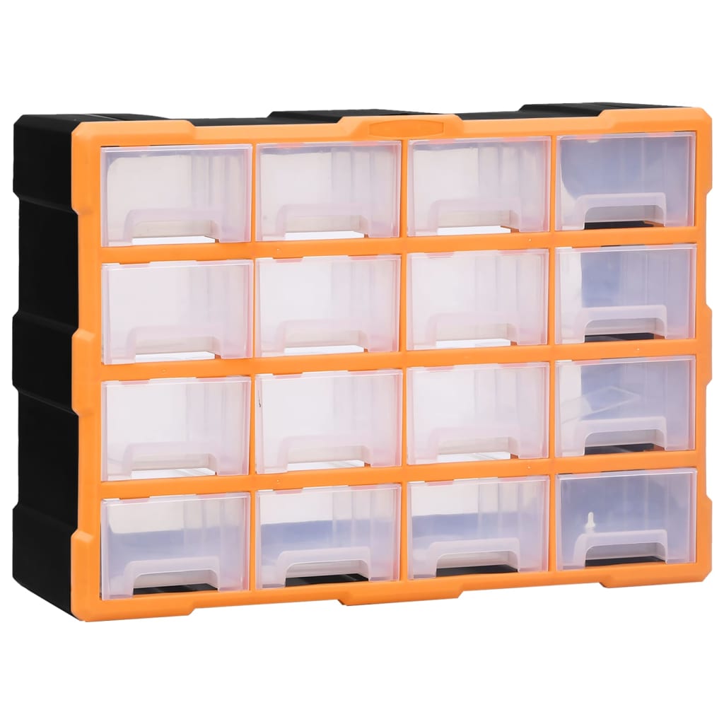 Mobile Contenitore con 16 Cassetti Medi 52x16x37 cm