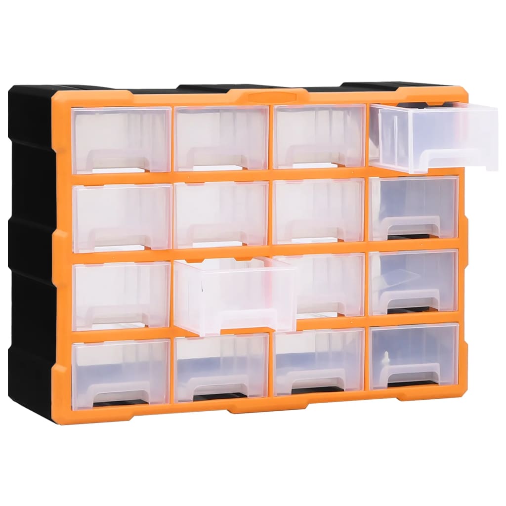 Mobile Contenitore con 16 Cassetti Medi 52x16x37 cm