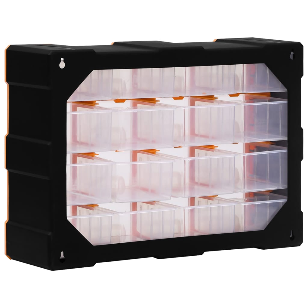 Mobile Contenitore con 16 Cassetti Medi 52x16x37 cm