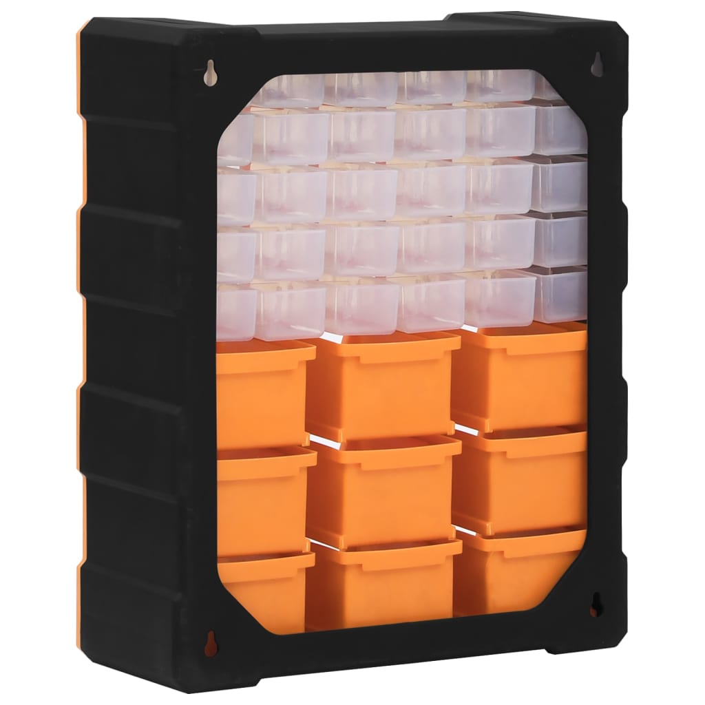 Mobile Contenitore con 39 Cassetti 38x16x47 cm