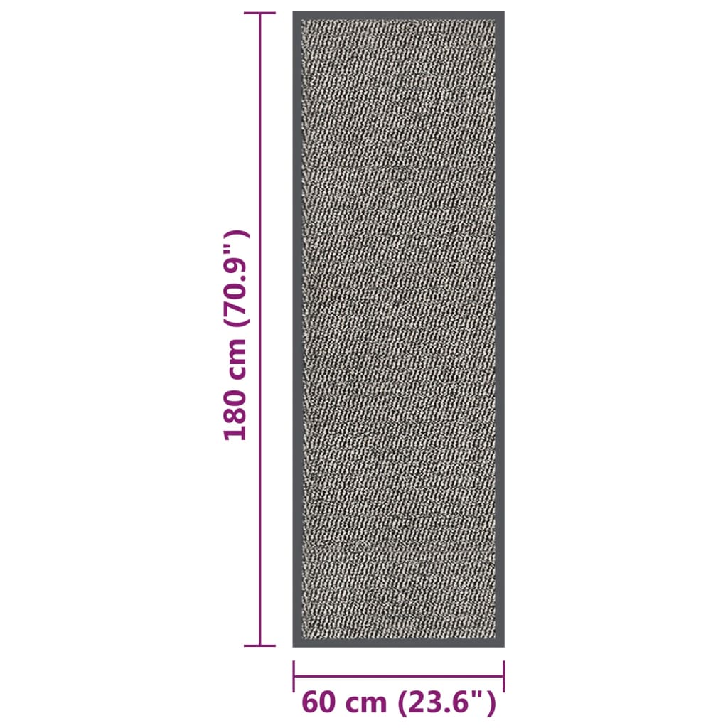Zerbino Trapuntato 60x180 cm Marrone Chiaro