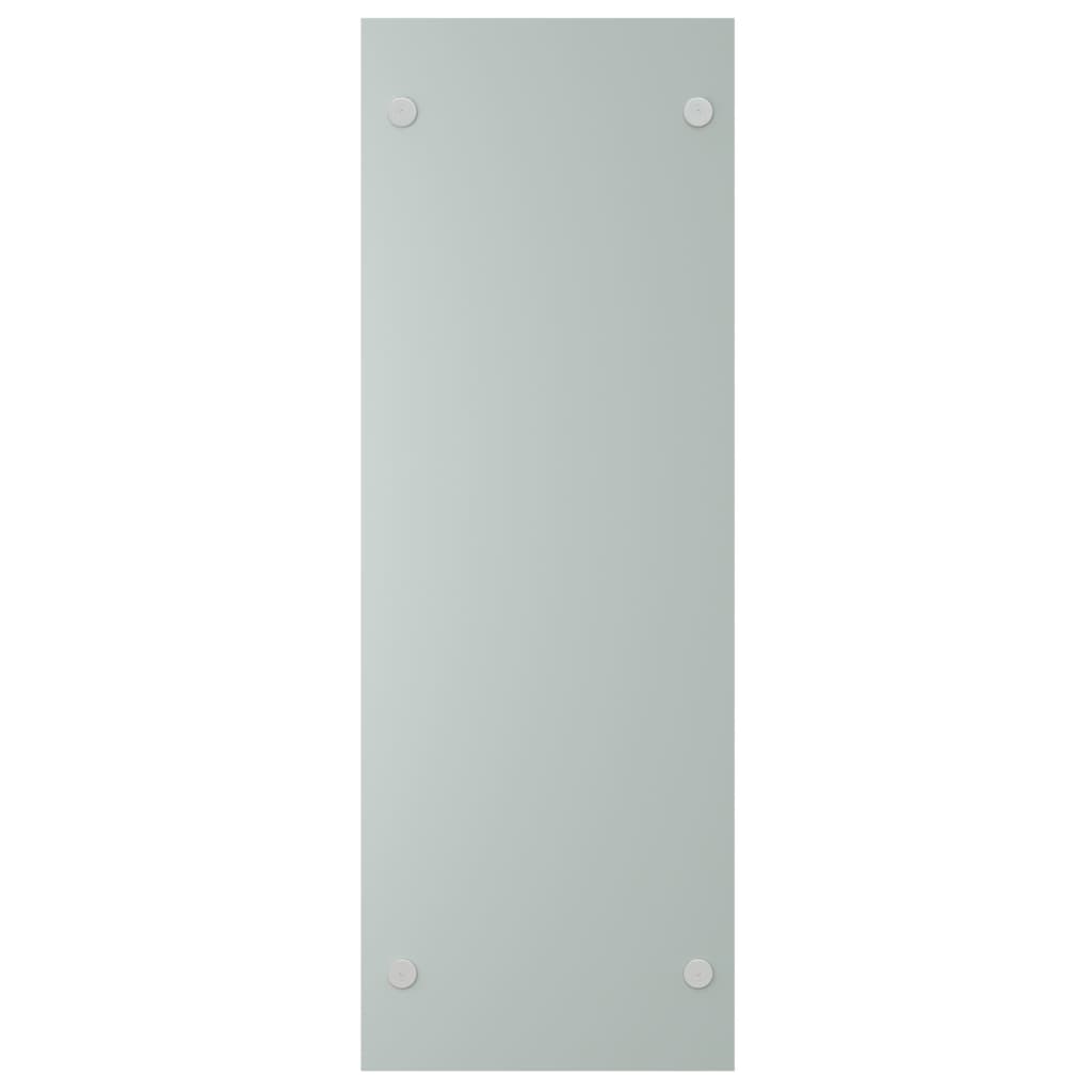 Porta Legna Bianco 40x35x100 cm in Vetro Temperato
