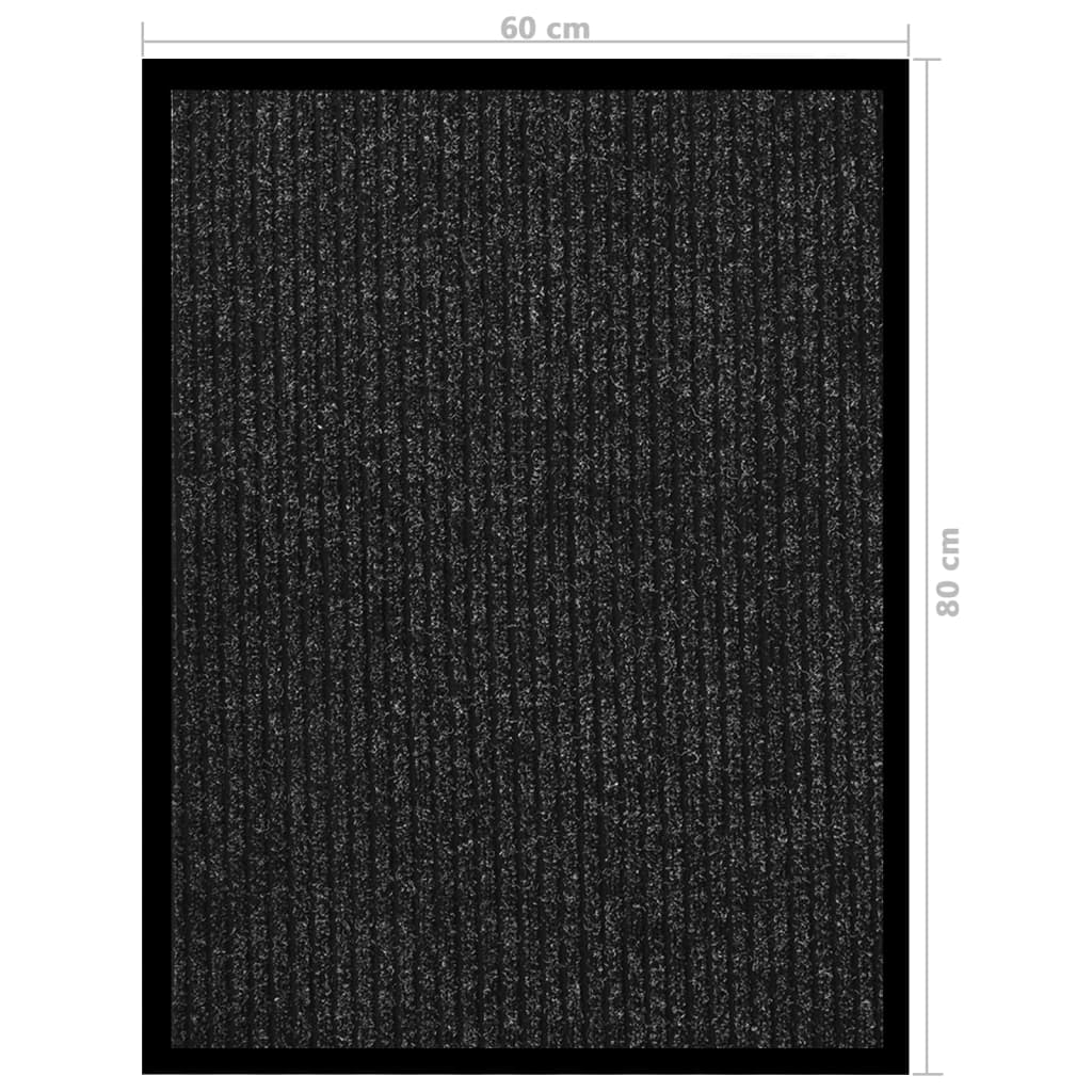 Zerbino Striato Antracite 60x80 cm