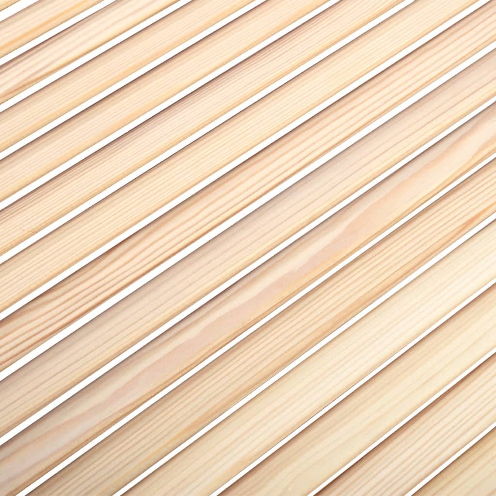Anta con Design a Lamelle 99,3x39,4 cm in Legno di Pino