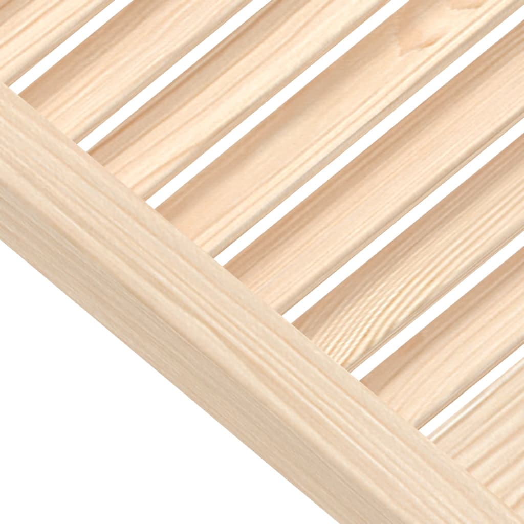 Ante con Design a Lamelle 4 pz 99,3x49,4 cm in Legno di Pino