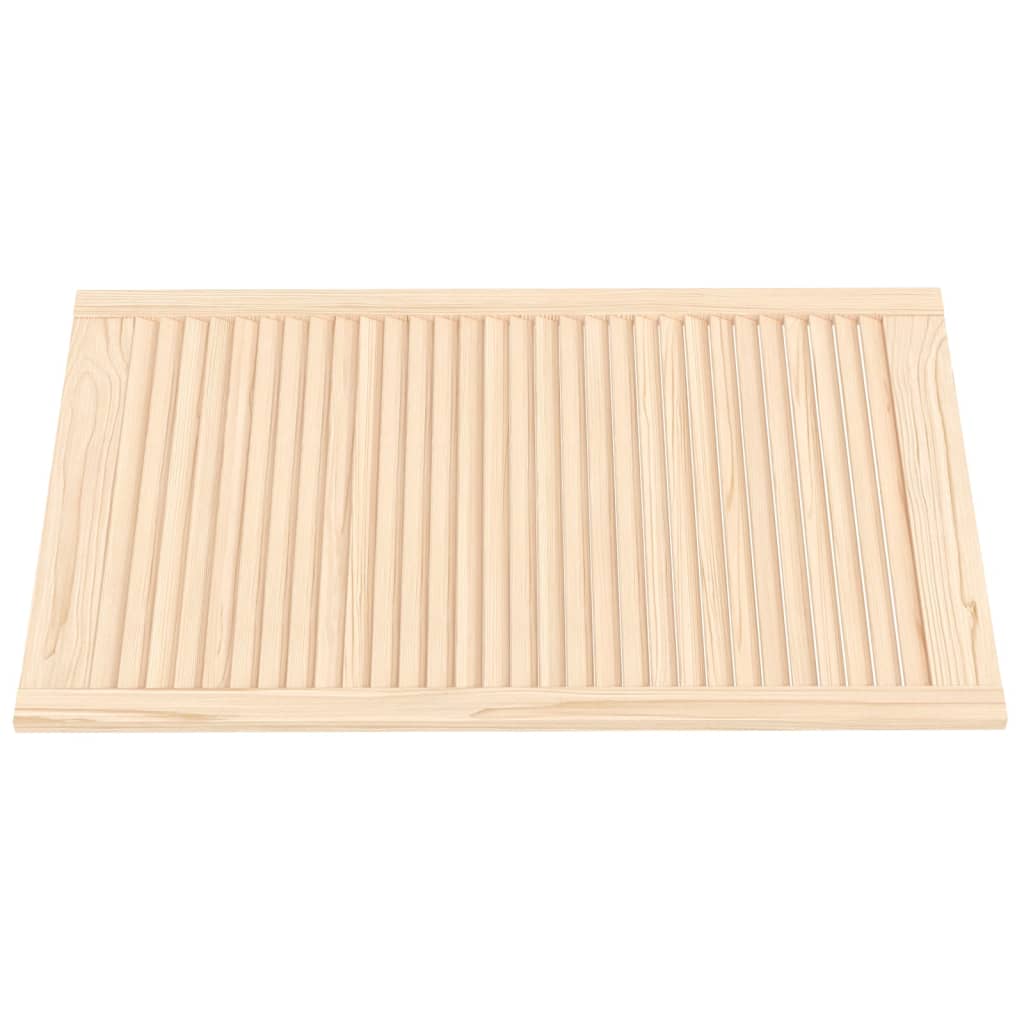 Ante con Design a Lamelle 2 pz 99,3x59,4 cm in Legno di Pino