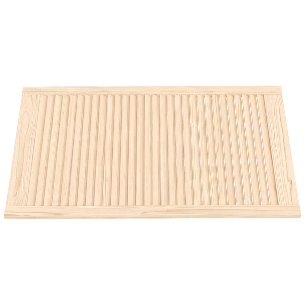 Ante con Design a Lamelle 4 pz 99,3x59,4 cm in Legno di Pino