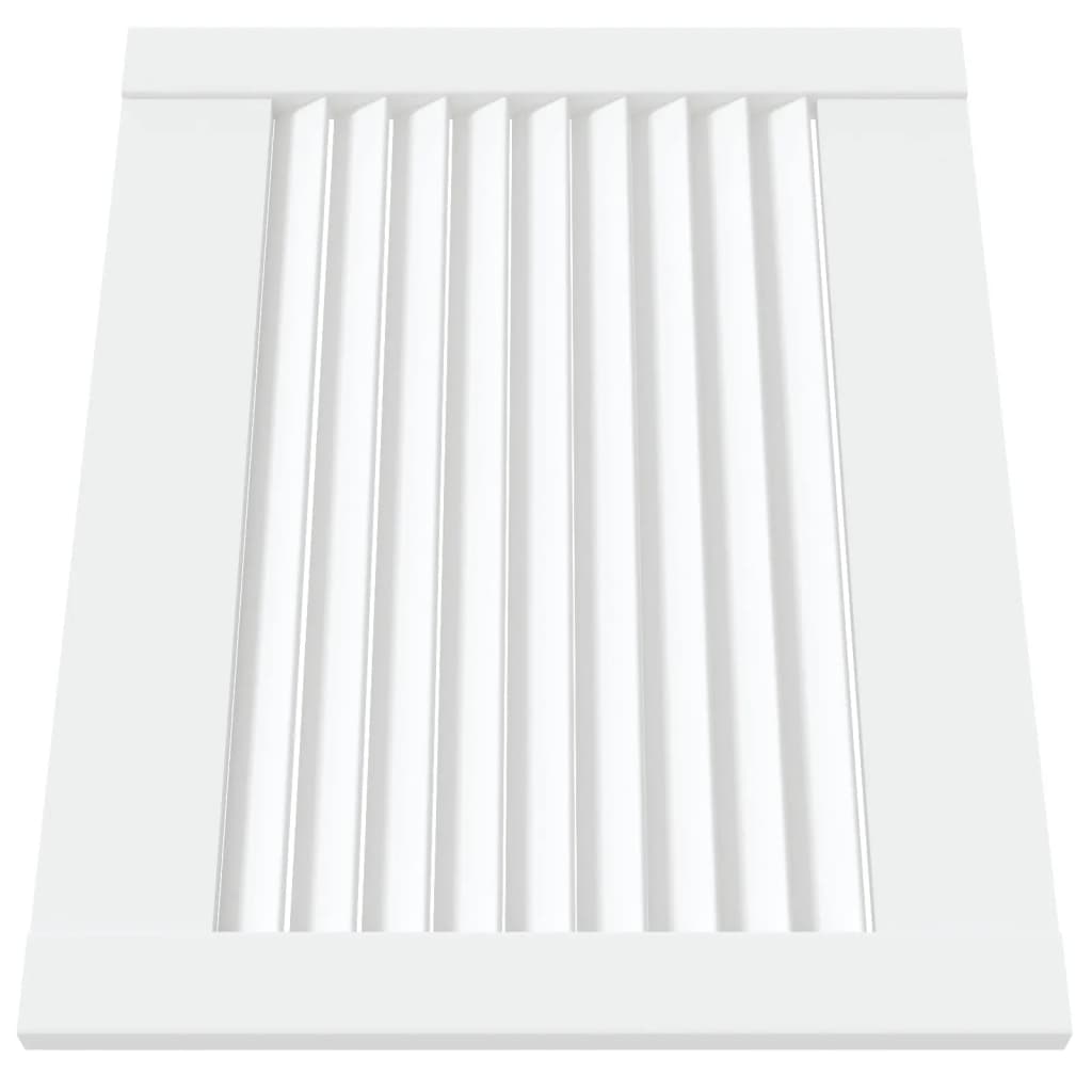 Ante a Lamelle 4 pz Bianche 39,5x49,4 cm in Legno di Pino
